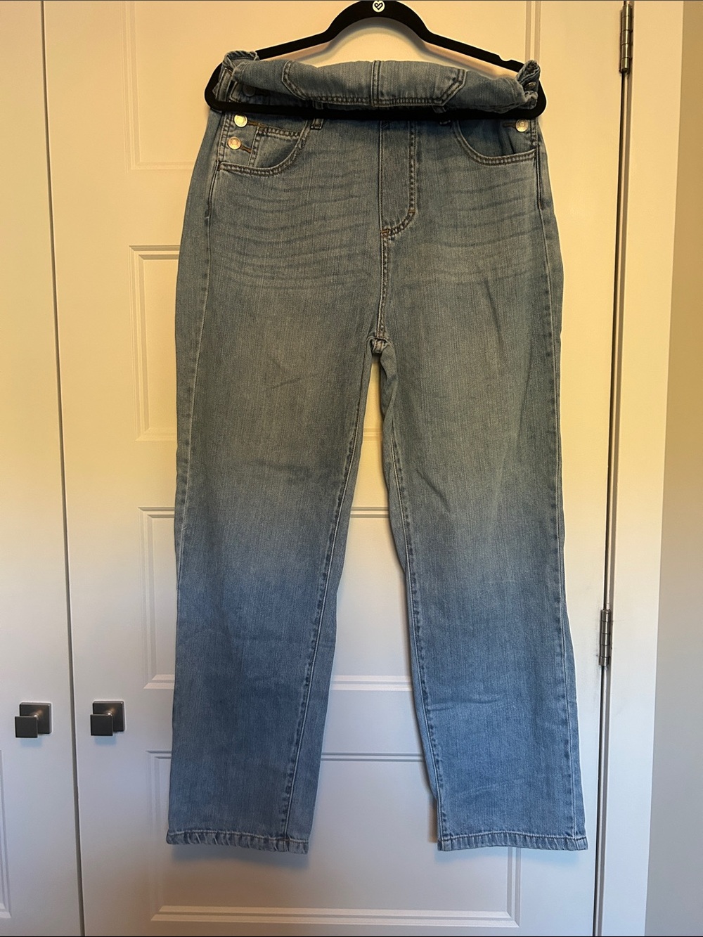 Light Blue Denim women’s Overalls Jeans - Picture 6 of 6